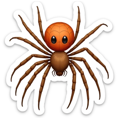 Halay çeken örümcek sticker