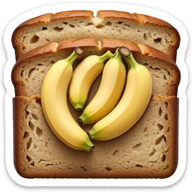 Banana bread loaf  sticker