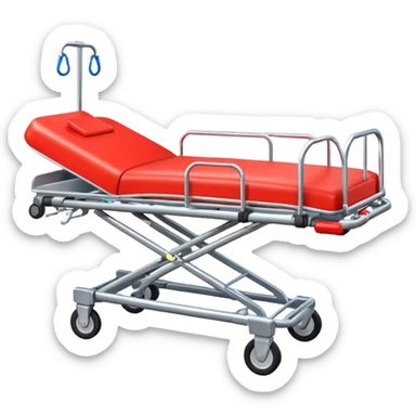 ambulance stretcher no wheels sticker