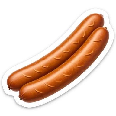 a wurstel sausage sticker