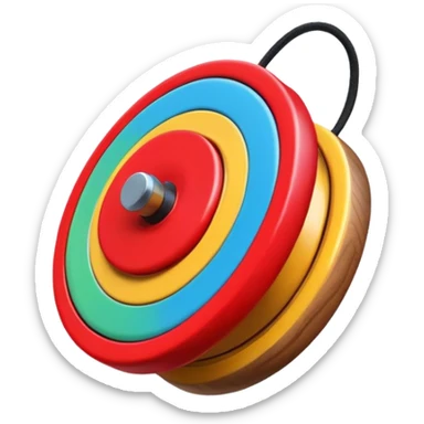 yo-yo toy implied spin sticker
