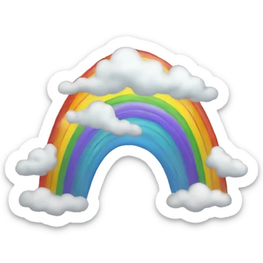 Rainbow - element for Doodle God sticker