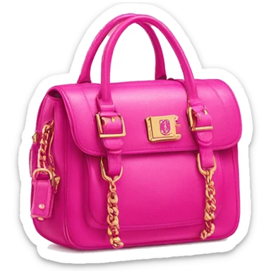 hot pink juicy couture bag sticker