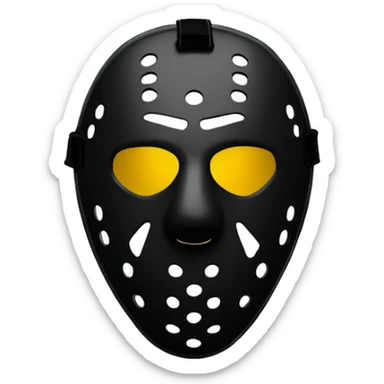Friday 13th hockey mask，simple sticker