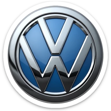 volkswagen logo sticker
