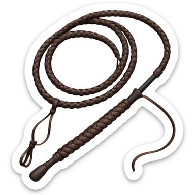 a whip sticker