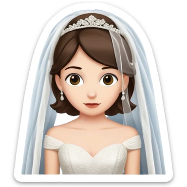 Sneaky person in formal attire crashing a wedding ceremony, peeking from behind decorations sticker