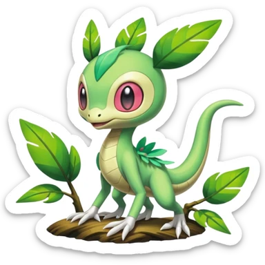 Tropius-Treecko-Meloetta-Celebi-Virizion-Palkia-fusion sticker