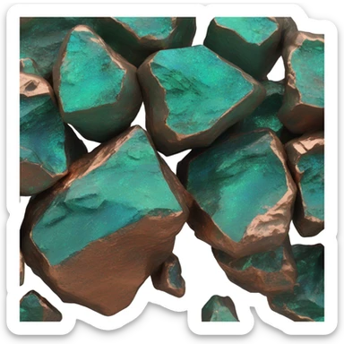 copper ore sticker