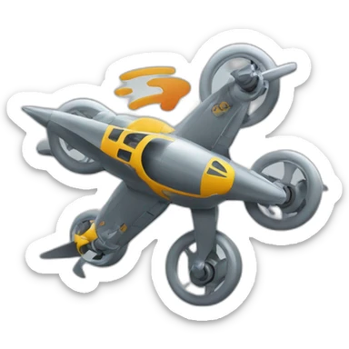 a logo of mecanical engineering in aeronautic sticker