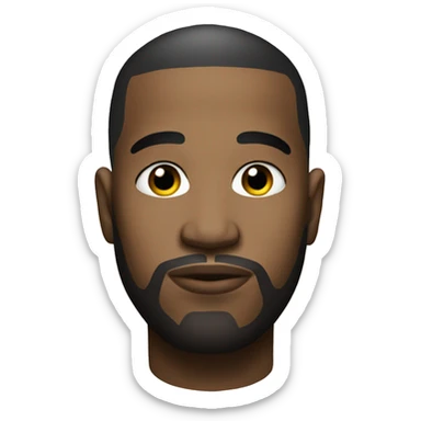 The Game LA Rapper with face tat sticker