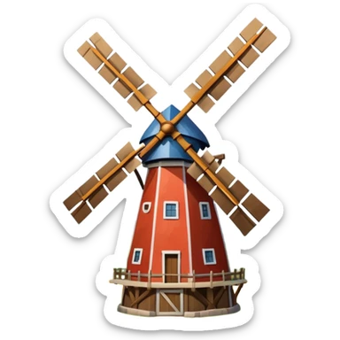 Windmill sticker