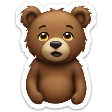 Bear sticker