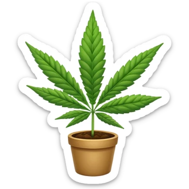 cannabis sticker