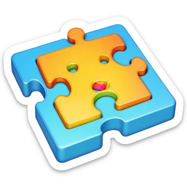 wrong puzzle piece in a hole sticker