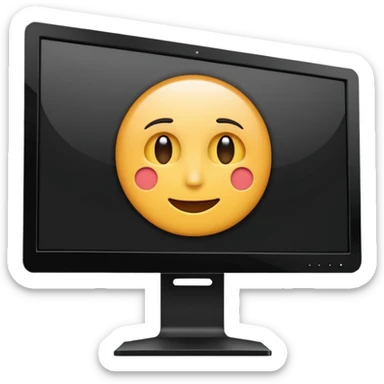 gaming  large monitor sticker