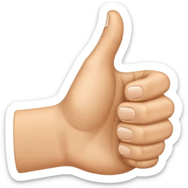 thumbs emoji sticker