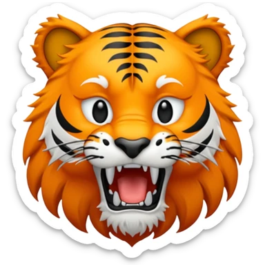 Saber tooth tiger emoji? sticker