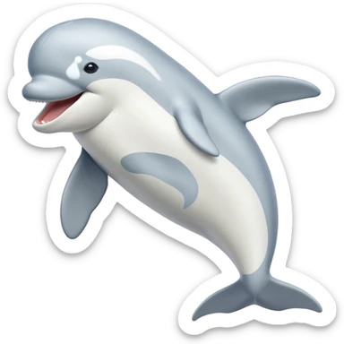 beluga whale sticker