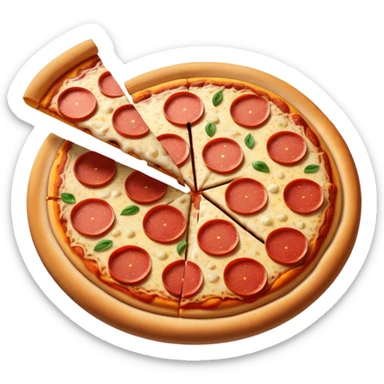 Pizza sticker