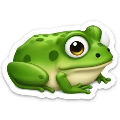 Frog sticker