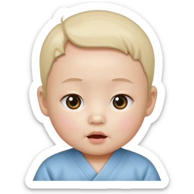 korean baby sticker