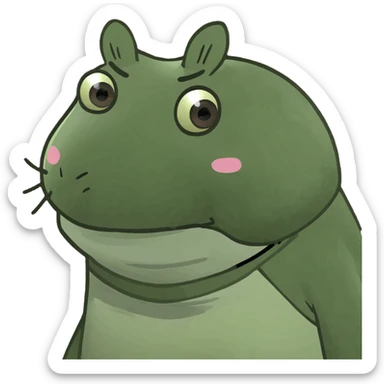 Labubu character in a popular meme pose, playful and humorous style, bold colors sticker