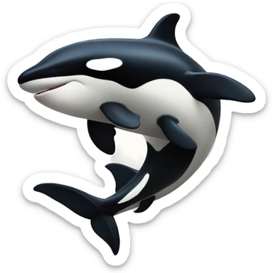 orca filhote sticker