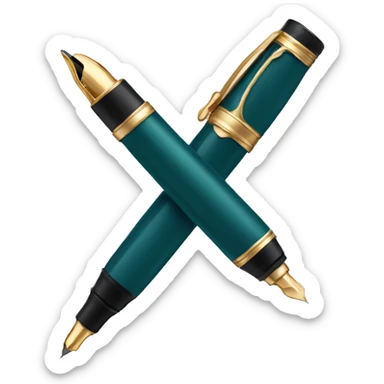 a fountain pen sticker