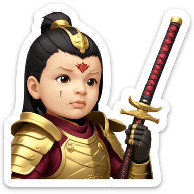 Samurai Leader sticker