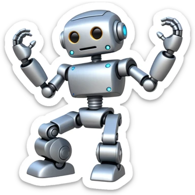 robot dance sticker