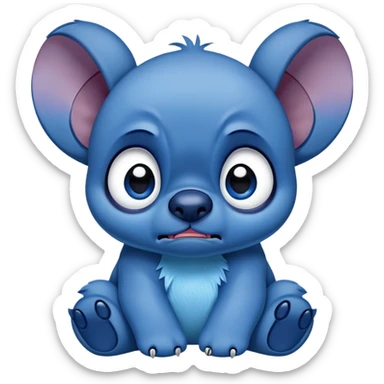 Un stich llorando sticker
