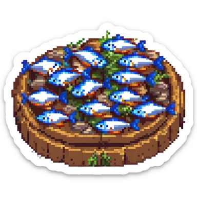 pile of fish sticker