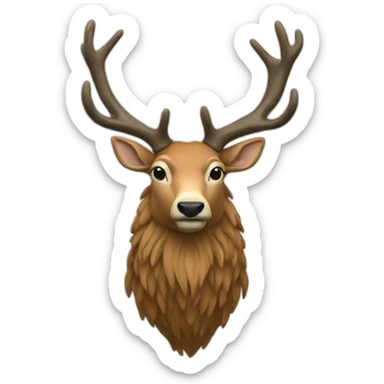 Wonder stag. Darts sticker