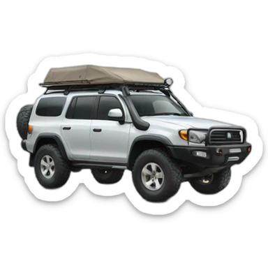 overland 4wd sticker