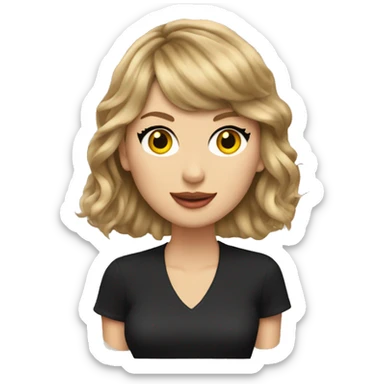 taylor swift as an emoji sticker