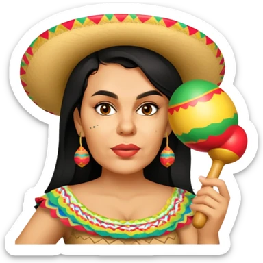 Meraca Musician sticker