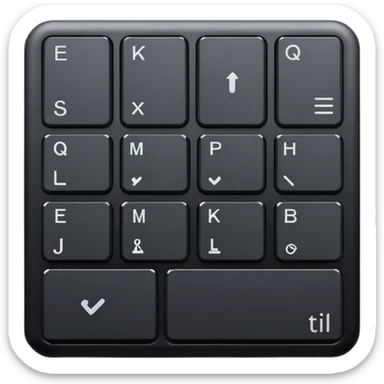 keyboard with highlighted Enter key sticker