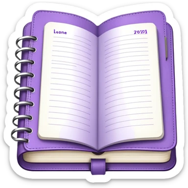 Lavender planner sticker