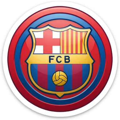 Fc Barcelona logo imoji sticker