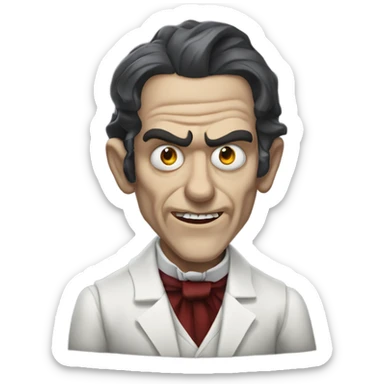 The character Mr. Hyde from the book The Strange Case of Dr. Jekyll and Mr Hyde sticker