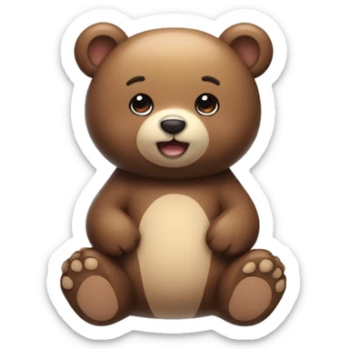 kawaii bear  sticker