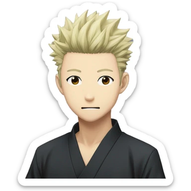 yuji itadori from jujutsu kaisen sticker