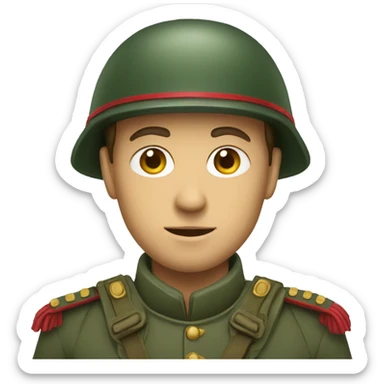 Hungarian soldier sticker