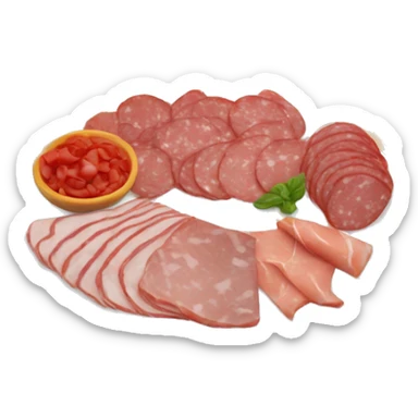 cold cuts platter sticker