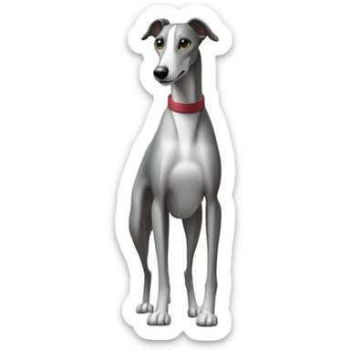 Greyhound in Rome sticker