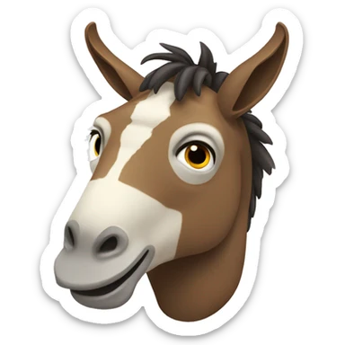 burro con miel sticker