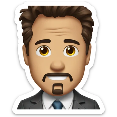 tony stark make funny sticker