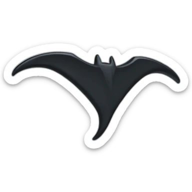 Batman boomerang sticker