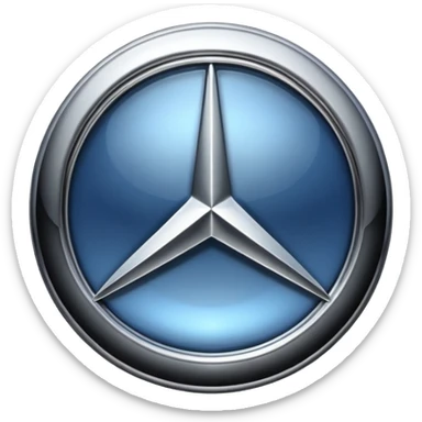 Mercedes benz logo sticker